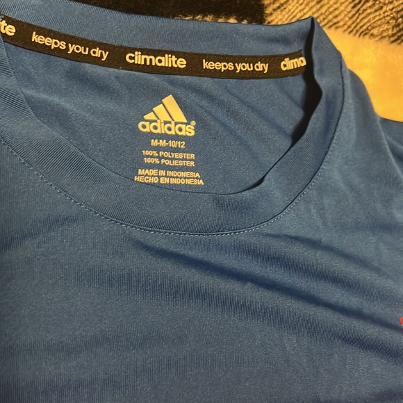 Adidas Climate Dry Long Sleeve Shirt. Size M (10/12) - Picture 7 of 13